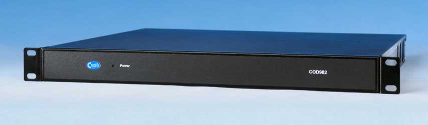 Scrambler with COD982ASI Crypton remultiplexer